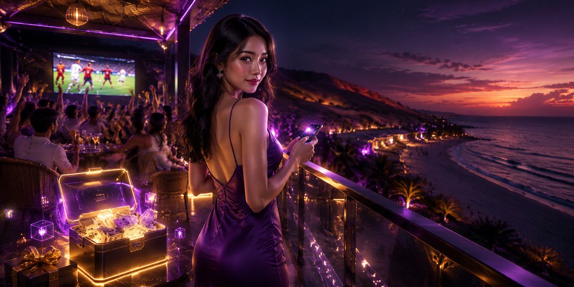 Người dùng tại Mũi Né kiểm tra cấp độ VIP và số dư trên điện thoại di động bên bãi biển