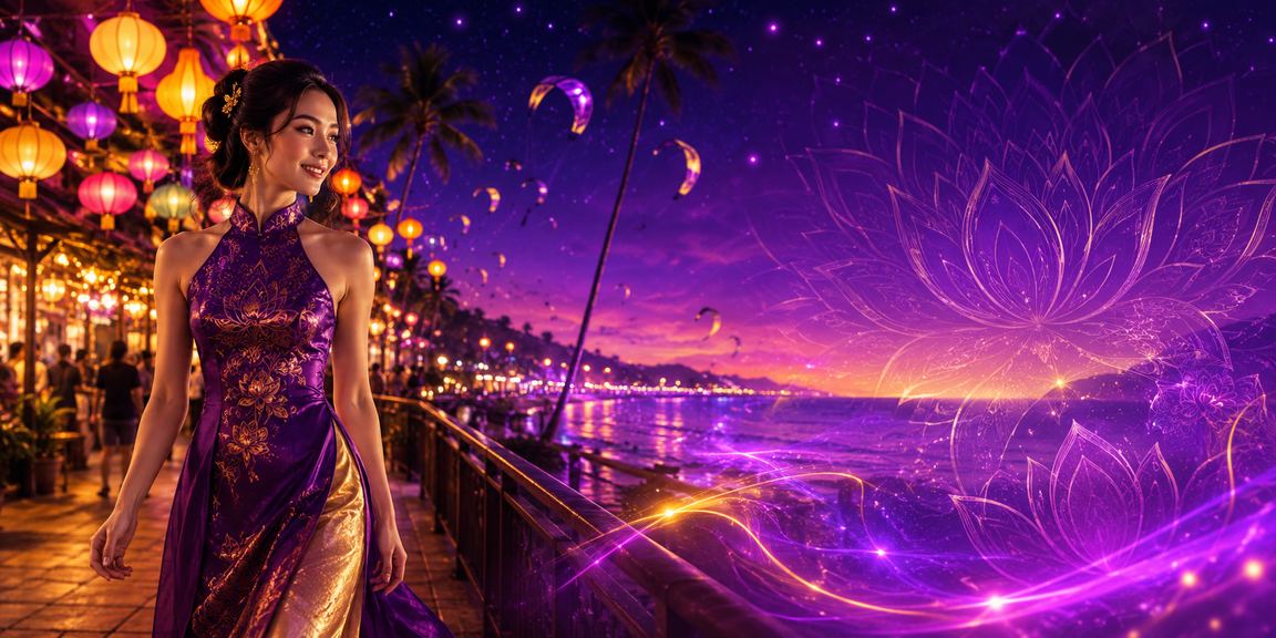 Người dùng chơi slot game tại chợ đêm Mũi Né trên điện thoại Android