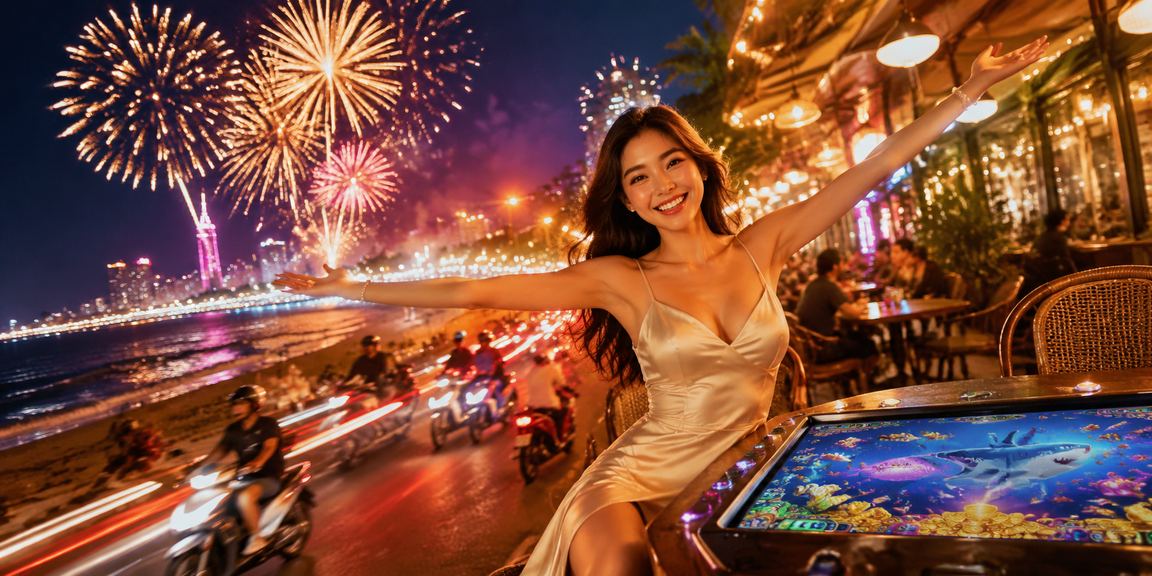 Người dùng Vũng Tàu thư giãn tại quán cà phê và thực hiện giao dịch thanh toán trực tuyến